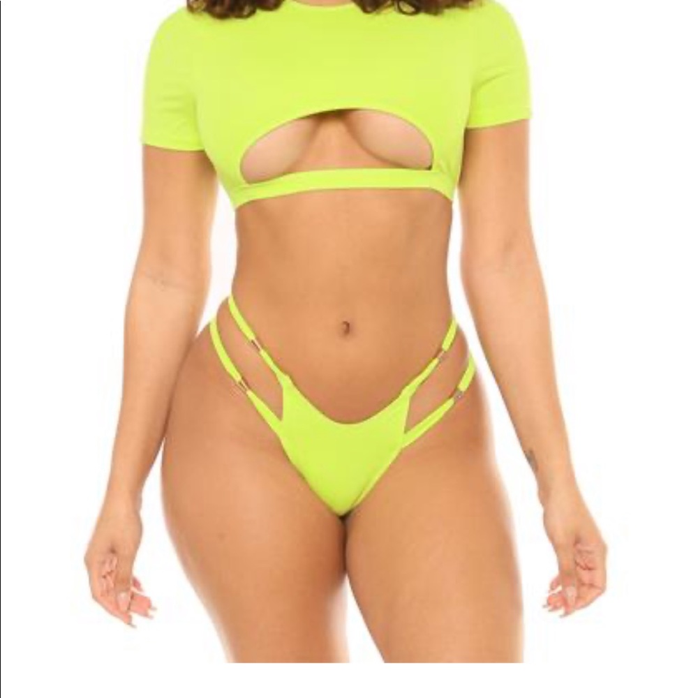 Two piece bathing suit